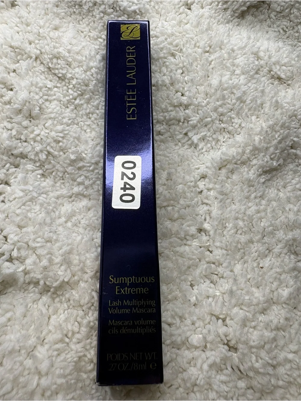 Estee Lauder Sumptuous Extreme Mascara - Navy & Gold Box